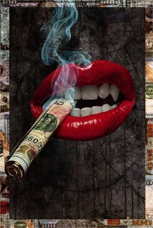 ''Rich LIPs by Daveed Benito Poster - 24'''' x 36''''''
