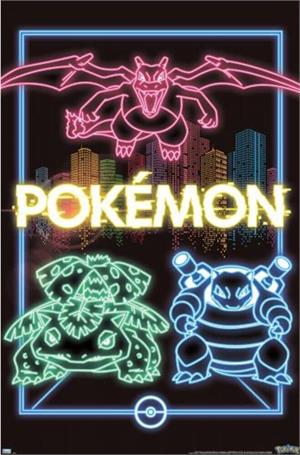''Pokemon - Neon Group POSTER - 22.375'''' x 34''''''