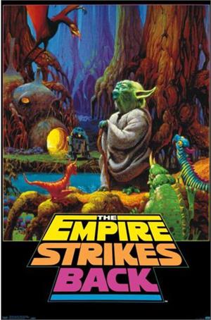 ''Star Wars - Empire Strikes Back Neon Poster - 22.375'''' x 34''''''