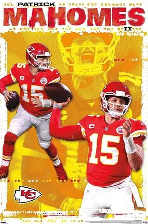 ''NFL Kansas City Chiefs - Patrick Mahomes II POSTER - 22.375'''' x 34''''''