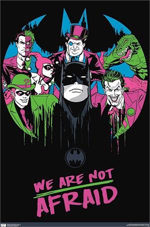 ''DC Comics Batman - Afraid Neon POSTER - 22.375'''' x 34''''''