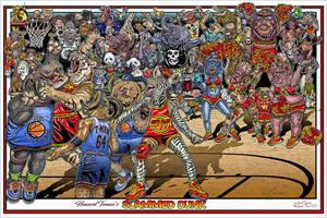 ''Slam Dunk by Howard Teman POSTER - 36''''  24''''''