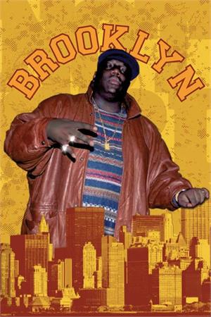 ''Notorious B.I.G. Brooklyn Poster - 24'''' x 36''''''