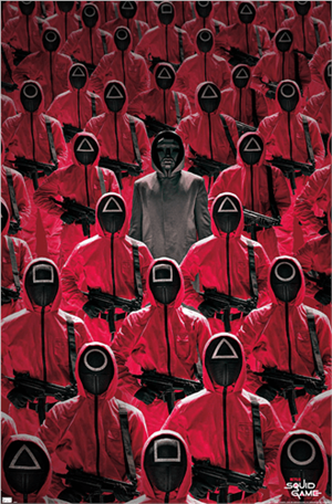 ''Netflix Squid GAME - Key Art Poster - 22.375'''' x 34''''''