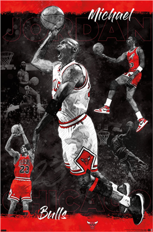 ''Michael JORDAN - Sketch Poster - 22.375'''' x 34''''''