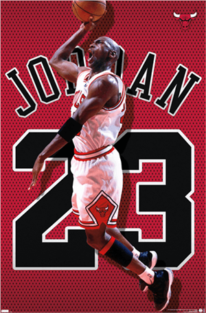 ''Michael Jordan - Jersey POSTER - 22.375'''' x 34''''''