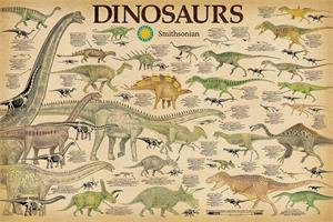 ''Smithsonian - Dinosaurs POSTER 36'''' x 24''''''