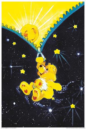 ''Care Bears Zipper - Non-flocked Blacklight POSTER 24'''' x 36''''''