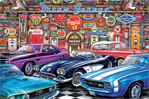 ''Dream Garage by Michael Fishel POSTER - 36'''' x 24''''''