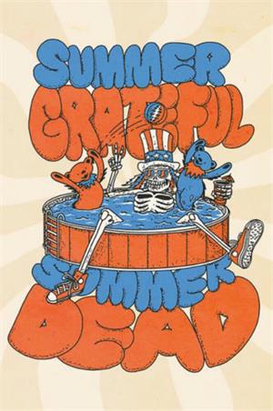 ''GRATEFUL DEAD Summer DEAD Poster 24'''' x 36''''''