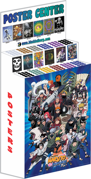 POSTER DISPLAY - 12 BIN