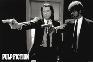''Pulp Fiction - Duo GUNs Poster - 36'''' X 24''''''