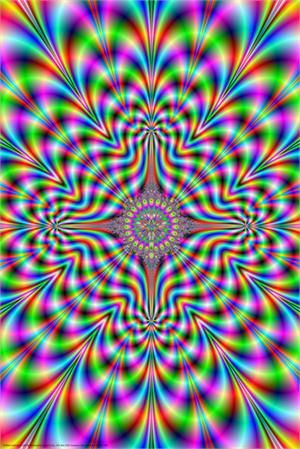PSYCHEDELIC PULSE POSTER - 24" X 36"