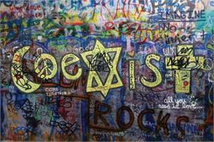 COEXIST POSTER - 24" X 36"