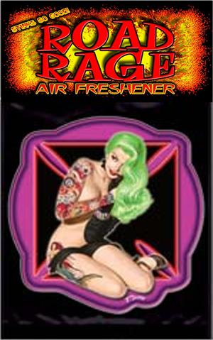 TATTOO Girl  Road Rage Air Freshener
