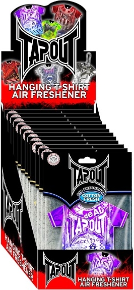Tapout T-SHIRT Air Fresheners Series B - 12 Ct