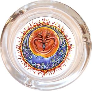 ''Yin YAng Sun, Moon & STARs - MikE Dubois AshtrAy - 4'''' DiAmEtEr''