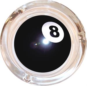 ''8 Ball Ashtray - 4'''' Diameter''