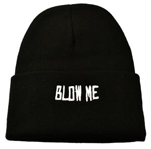 Blow Me Embroidered Beanie