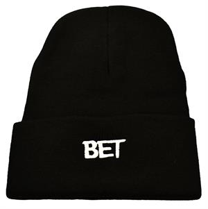 BET Embroidered Beanie
