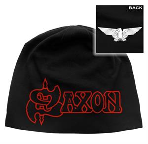 Saxon Logo & Eagle - Jersey Beanie