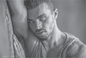 ''Sexy Steely Blue Eyes POSTER 36'''' x 24''''''