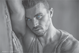 ''Sexy Steely Blue Eyes Poster 36'''' x 24''''''