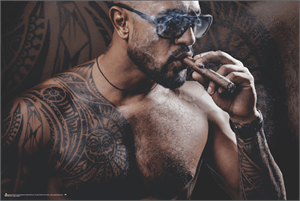 ''Cigar Smoke POSTER 36'''' x 24''''''