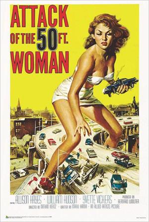 ''Attack of the 50 Foot Woman Poster - 24'''' x 36''''''