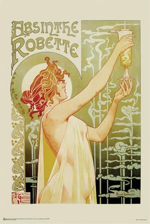 ''Absinthe Robette by Henri Privat-Livemont POSTER 24'''' x 36''''''