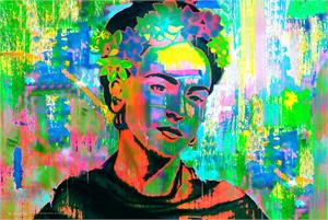 ''Frida Kahlo - Psychedelic POSTER 36'''' x 24''''''