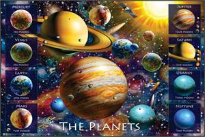 ''The Planets by Adrian Chesterman POSTER 36'''' x 24''''''