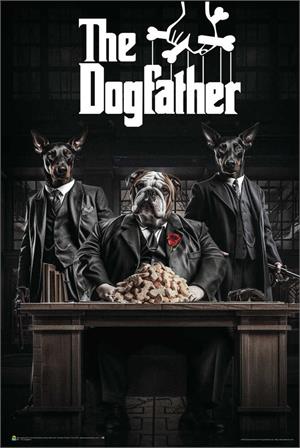 ''The Dogfather by Daveed Benito POSTER - 24'''' x 36''''''