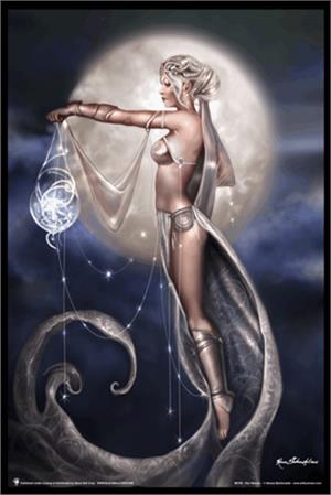 ''Star Weaver Fairy  By: Renee Biertempfel POSTER - 24'''' X 36''''''