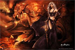 ''DRAGON's Keeper By: Renee Biertempfel Poster - 36'''' X 24''''''