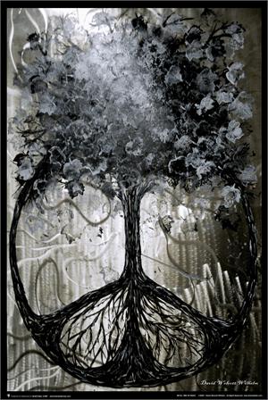 TREE OF PEACE BY: DAVID WILHELM POSTER - 24" X 36"