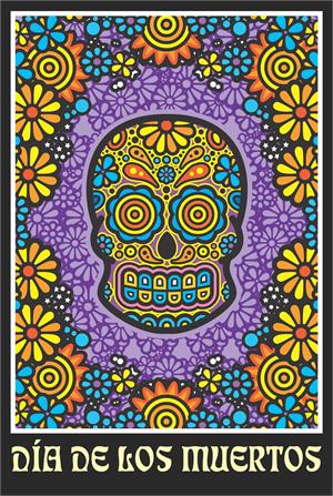 ''Day Of The Dead - Dia De Los Muertos By: Charlie Hardwick POSTER - 24'''' X 36''''''