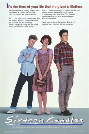 ''Sixteen Candles One Sheet Movie Poster - 24'''' X 36''''''