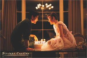 ''Sixteen CANDLEs ''''Make a Wish'''' Movie Poster - 36'''' X 24''''''