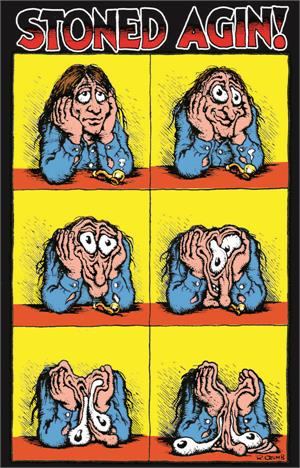 ''Stoned Agin! by R. Crumb POSTER - 24'''' x 36''''''