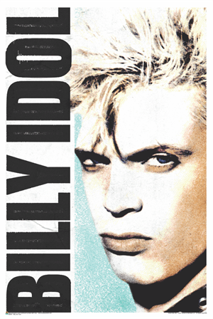 ''Billy Idol - Face POSTER - 24'''' x 36''''''