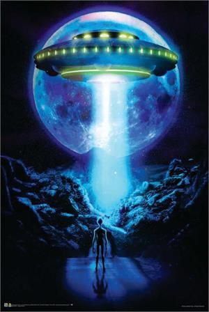 ''Space Road by Jonathan Gay Non-Flocked Blacklight POSTER 24'''' x 36''''''