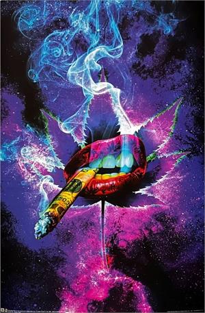 ''Cosmic High by Daveed Benito Non-Flocked Blacklight POSTER - 24'''' x 36''''''