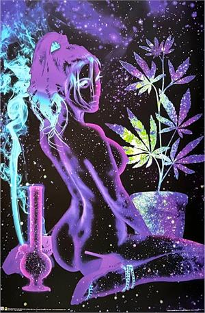''High As Space by Daveed Benito Non-Flocked Blacklight POSTER - 24'''' x 36''''''