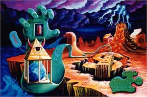 THE PRACTICAL DECEPTION BLACKLIGHT - NON FLOCKED POSTER - 22"  X 34" - VINCENT MONACO