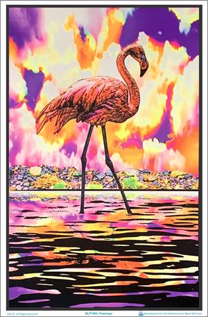 ''FLAMINGO Black Light Poster - 23'''' X 35''''''
