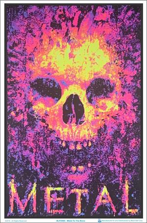 ''Metal To The Bone Black Light POSTER - 23'''' X 35''''''