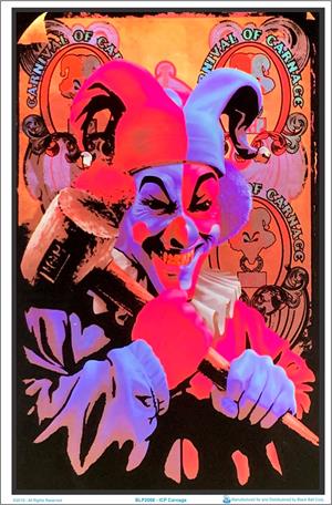 ''Insane Clown Posse (ICP) Carnage By Tom Wood Black Light POSTER - 23'''' X 35''''''