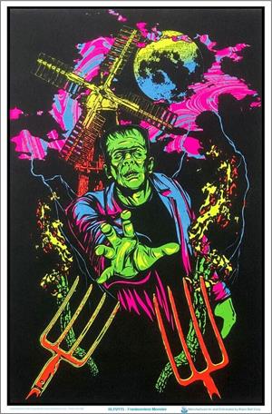 ''Frankenstein Monster Blacklight POSTER 23'''' x 35''''''