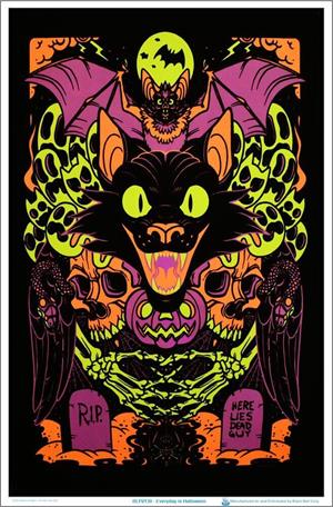 ''Every Day Is Halloween by Mallory Hodkin Blacklight POSTER 23'''' x 35''''''